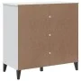 VIKEN Sideboard aus weißem Holzwerkstoff, 80 x 40 x 80 cm von , Sideboards - Ref: Foro24-374938, Preis: 154,34 €, Rabatt: %
