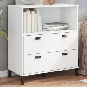 VIKEN white engineered wood bookcase 80x40x90 cm by , Bookcases and shelves - Ref: Foro24-374944, Price: 145,15 €, Discount: %