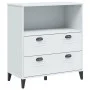 VIKEN Bücherregal aus weißem Holzwerkstoff, 80 x 40 x 90 cm von , Bücherregale und Regale - Ref: Foro24-374944, Preis: 145,14...