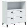 VIKEN Bücherregal aus weißem Holzwerkstoff, 80 x 40 x 90 cm von , Bücherregale und Regale - Ref: Foro24-374944, Preis: 147,47...
