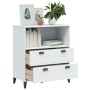 VIKEN Bücherregal aus weißem Holzwerkstoff, 80 x 40 x 90 cm von , Bücherregale und Regale - Ref: Foro24-374944, Preis: 147,47...
