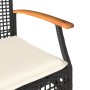 Garden set with cushions 4 pieces black synthetic rattan by , Garden sets - Ref: Foro24-366266, Price: 191,82 €, Discount: %