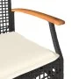 Gartenset mit Kissen 4-teilig aus schwarzem synthetischem Rattan von , Gartensets - Ref: Foro24-366266, Preis: 227,07 €, Raba...