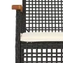 Gartenset mit Kissen 4-teilig aus schwarzem synthetischem Rattan von , Gartensets - Ref: Foro24-366266, Preis: 227,07 €, Raba...