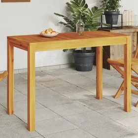 Garden dining table solid acacia wood 110x55x75 cm by , Garden tables - Ref: Foro24-366368, Price: 124,05 €, Discount: %