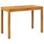 Garten-Esstisch aus massivem Akazienholz 110x55x75 cm von , Gartentische - Ref: Foro24-366368, Preis: 143,17 €, Rabatt: %