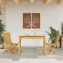 Garten-Esstisch aus massivem Akazienholz 110x55x75 cm von , Gartentische - Ref: Foro24-366368, Preis: 143,17 €, Rabatt: %
