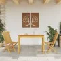 Mesa de comedor de jardín madera maciza de acacia 110x55x75 cm de , Mesas de jardín - Ref: Foro24-366368, Precio: 132,92 €, D...