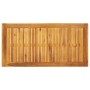 Garten-Esstisch aus massivem Akazienholz 110x55x75 cm von , Gartentische - Ref: Foro24-366368, Preis: 143,17 €, Rabatt: %