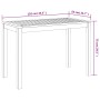 Garten-Esstisch aus massivem Akazienholz 110x55x75 cm von , Gartentische - Ref: Foro24-366368, Preis: 143,17 €, Rabatt: %