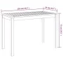 Mesa de comedor de jardín madera maciza de acacia 110x55x75 cm de , Mesas de jardín - Ref: Foro24-366368, Precio: 132,92 €, D...