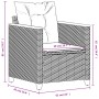 Gartenstuhl mit schwarzen synthetischen Rattankissen von , Gartenstühle - Ref: Foro24-366321, Preis: 94,22 €, Rabatt: %