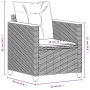 Gartenstuhl mit schwarzen synthetischen Rattankissen von , Gartenstühle - Ref: Foro24-366321, Preis: 92,63 €, Rabatt: %