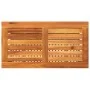 Gartentisch aus synthetischem Rattan, Akazienholz, schwarz, 70 x 38 x 42 cm von , Gartentische - Ref: Foro24-366270, Preis: 6...