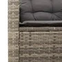 Tisch und Stühle mit Kissen 3 Stück PE Rattan graues Akazienholz von , Gartensets - Ref: Foro24-366314, Preis: 227,67 €, Raba...