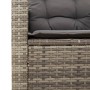 Tisch und Stühle mit Kissen 3 Stück PE Rattan graues Akazienholz von , Gartensets - Ref: Foro24-366314, Preis: 198,91 €, Raba...