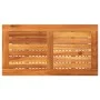 Garden table synthetic rattan beige acacia wood 70x38x42 cm by , Garden tables - Ref: Foro24-366272, Price: 68,76 €, Discount: %