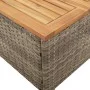 Tisch und Stühle mit Kissen 3 Stück PE Rattan graues Akazienholz von , Gartensets - Ref: Foro24-366314, Preis: 227,67 €, Raba...