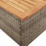 Tisch und Stühle mit Kissen 3 Stück PE Rattan graues Akazienholz von , Gartensets - Ref: Foro24-366314, Preis: 198,91 €, Raba...