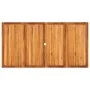 Gartentisch aus synthetischem Rattan, Akazienholz, schwarz, 180 x 90 x 75 cm von , Gartentische - Ref: Foro24-366279, Preis: ...