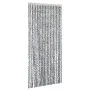 Gray black and white chenille fly curtain 56x200 cm by , Mosquito nets for windows - Ref: Foro24-377333, Price: 39,71 €, Disc...