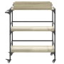 Sonoma oak engineered wood kitchen cart 81.5x41x92.5cm by , Kitchen and dining carts - Ref: Foro24-842342, Price: 69,80 €, Di...
