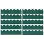 Garden edging 10 units PP green 65x15 cm by vidaXL, Garden edging and edging - Ref: Foro24-48234, Price: 34,56 €, Discount: %
