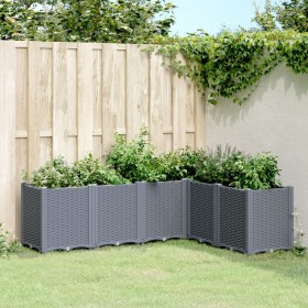 Pflanzgefäß aus grauem PP, 160 x 120 x 53 cm von , Töpfe und Pflanzgefäße - Ref: Foro24-367861, Preis: 183,79 €, Rabatt: %