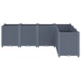 Pflanzgefäß aus grauem PP, 160 x 120 x 53 cm von , Töpfe und Pflanzgefäße - Ref: Foro24-367861, Preis: 183,79 €, Rabatt: %