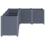 Pflanzgefäß aus grauem PP, 160 x 120 x 53 cm von , Töpfe und Pflanzgefäße - Ref: Foro24-367861, Preis: 183,79 €, Rabatt: %
