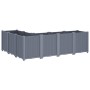 Pflanzgefäß aus grauem PP, 160 x 120 x 53 cm von , Töpfe und Pflanzgefäße - Ref: Foro24-367861, Preis: 183,79 €, Rabatt: %