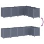 Pflanzgefäß aus grauem PP, 160 x 120 x 53 cm von , Töpfe und Pflanzgefäße - Ref: Foro24-367861, Preis: 183,79 €, Rabatt: %