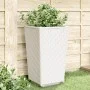 Pflanzgefäße 4 Einheiten PP weiß 32,5x32,5x57 cm von , Töpfe und Pflanzgefäße - Ref: Foro24-367854, Preis: 143,54 €, Rabatt: %