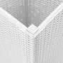 Pflanzgefäße 4 Einheiten PP weiß 32,5x32,5x57 cm von , Töpfe und Pflanzgefäße - Ref: Foro24-367854, Preis: 143,54 €, Rabatt: %