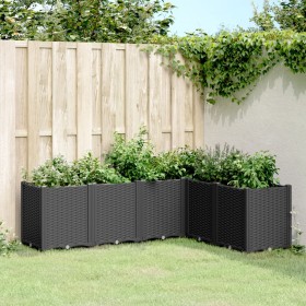 Pflanzgefäß aus schwarzem PP, 160 x 120 x 53 cm von , Töpfe und Pflanzgefäße - Ref: Foro24-367863, Preis: 193,45 €, Rabatt: %