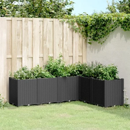 Black PP planter 160x120x53 cm by , Pots and planters - Ref: Foro24-367863, Price: 199,07 €, Discount: %