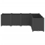 Black PP planter 160x120x53 cm by , Pots and planters - Ref: Foro24-367863, Price: 193,93 €, Discount: %