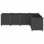 Black PP planter 160x120x53 cm by , Pots and planters - Ref: Foro24-367863, Price: 199,07 €, Discount: %