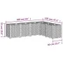 Black PP planter 160x120x53 cm by , Pots and planters - Ref: Foro24-367863, Price: 199,07 €, Discount: %