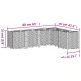 Pflanzgefäß aus schwarzem PP, 160 x 120 x 53 cm von , Töpfe und Pflanzgefäße - Ref: Foro24-367863, Preis: 193,45 €, Rabatt: %