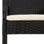 9-piece garden dining set and black synthetic rattan cushions by , Garden sets - Ref: Foro24-3213507, Price: 625,58 €, Discou...