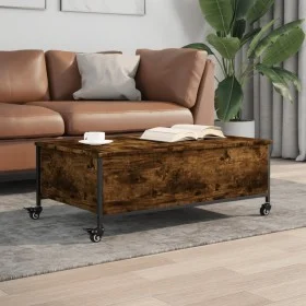 Couchtisch mit Rollen aus Eichenholz, 91 x 55 x 34 cm von , Couchtisch - Ref: Foro24-842298, Preis: 71,12 €, Rabatt: %