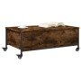 Couchtisch mit Rollen aus Eichenholz, 91 x 55 x 34 cm von , Couchtisch - Ref: Foro24-842298, Preis: 72,09 €, Rabatt: %