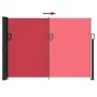 Red retractable side awning 140x300 cm by , Umbrellas - Ref: Foro24-4004297, Price: 83,53 €, Discount: %