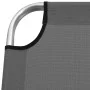 Folding extra high aluminum gray sun lounger for seniors by vidaXL, Loungers - Ref: Foro24-47915, Price: 170,54 €, Discount: %