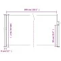 Cremefarbene einziehbare Seitenmarkise 140 x 300 cm von , Sonnenschirme - Ref: Foro24-4004295, Preis: 78,07 €, Rabatt: %