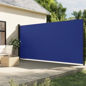 Toldo lateral retráctil azul 220x300 cm