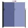 Blue retractable side awning 220x300 cm by , Umbrellas - Ref: Foro24-4004371, Price: 123,43 €, Discount: %