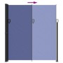 Toldo lateral retráctil azul 220x300 cm de , Sombrillas - Ref: Foro24-4004371, Precio: 123,35 €