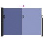 Blue retractable side awning 140x500 cm by , Umbrellas - Ref: Foro24-4004416, Price: 112,00 €, Discount: %